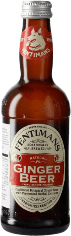 32,95 € 免费送货 | 盒装12个 碳酸饮料 Fentimans 英国 小瓶装 27 cl Herbal — 草本, Ginger Beer — 姜汁啤酒