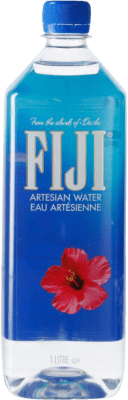63,95 € Envio grátis | Caixa de 12 unidades Água Fiji Artesian Water Estados Unidos Garrafa 1 L