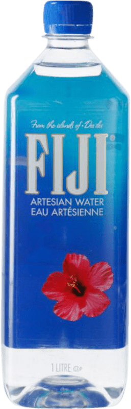 72,95 € Envío gratis | Caja de 12 unidades Agua Fiji Artesian Water Estados Unidos Botella 1 L