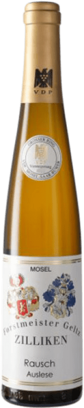 369,95 € 免费送货 | 白葡萄酒 Forstmeister Geltz Zilliken Rausch Lange Gold — 金色版, Auslese — 精选葡萄酒 Q.b.A. Mosel 德国 Riesling — 雷司令 半瓶装 37 cl