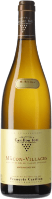 42,95 € Envio grátis | Vinho branco François Carillon Blanc A.O.C. Mâcon-Villages Borgonha França Chardonnay Garrafa 75 cl