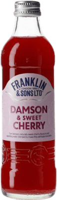 45,95 € 送料無料 | 12個入りボックス 飲み物とミキサー Franklin & Sons Damson & Sweet Cherry イギリス 小型ボトル 27 cl