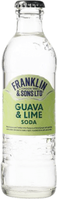 53,95 € 免费送货 | 盒装24个 饮料和搅拌机 Franklin & Sons Guava & Lime Soda 英国 小瓶 20 cl