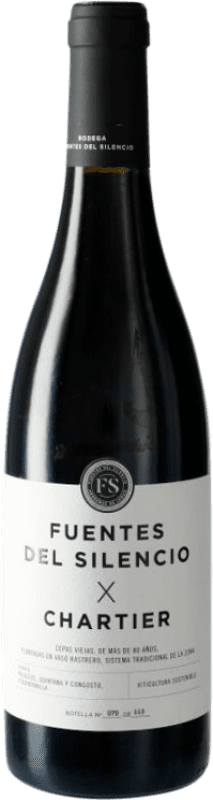 31,95 € 免费送货 | 红葡萄酒 Fuentes del Silencio X Chartier I.G.P. Vino de la Tierra de Castilla y León 卡斯蒂利亚 - 拉曼恰 西班牙 Garnacha — 歌海娜, Mencía — 门西亚 瓶装 75 cl