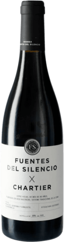 42,95 € Free Shipping | Red wine Fuentes del Silencio X Chartier I.G.P. Vino de la Tierra de Castilla y León Castilla la Mancha Spain Grenache, Mencía, Grenache Tintorera Bottle 75 cl