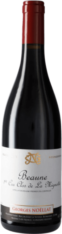 151,95 € Бесплатная доставка | Красное вино Noëllat Georges Clos la Mignotte Premier Cru A.O.C. Beaune Бургундия Франция Pinot Black бутылка 75 cl