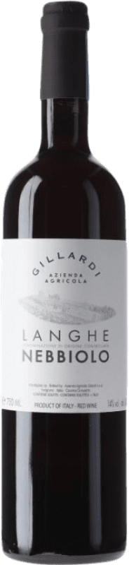 28,95 € Free Shipping | Red wine Gillardi D.O.C. Langhe Piemonte Italy Nebbiolo Bottle 75 cl