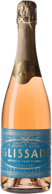 18,95 € Kostenloser Versand | Rosé Sekt Glissade Rosé Brut Natur D.O. Cava Katalonien Spanien Grenache, Monastrell, Trepat Flasche 75 cl