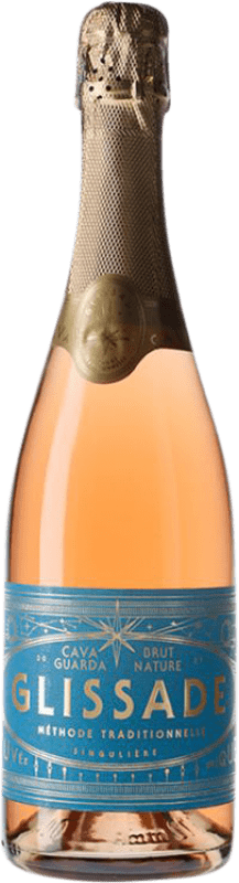 18,95 € Envio grátis | Espumante rosé Glissade Rosé Brut Nature D.O. Cava Catalunha Espanha Grenache, Monastrell, Trepat Garrafa 75 cl