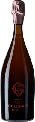 212,95 € Бесплатная доставка | Розовое игристое Gosset Celebris Vintage Rosé Экстра-Брут Гранд Резерв A.O.C. Champagne шампанское Франция Pinot Black, Chardonnay бутылка 75 cl