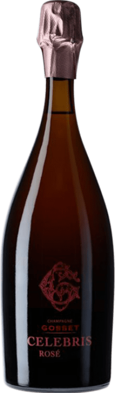 212,95 € Envio grátis | Espumante rosé Gosset Celebris Vintage Rosé Extra Brut Grande Reserva A.O.C. Champagne Champagne França Pinot Preto, Chardonnay Garrafa 75 cl