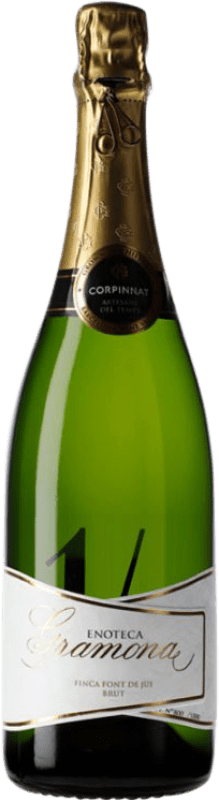 189,95 € Envio grátis | Espumante Branco Gramona Enoteca Brut — Bruto Grande Reserva Corpinnat Catalunha Espanha Macabeo, Xarel·lo Garrafa 75 cl