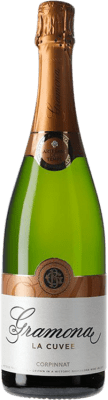 19,95 € Бесплатная доставка | Белое игристое Gramona La Cuvée брют Гранд Резерв Corpinnat Каталония Испания Macabeo, Xarel·lo, Parellada бутылка 75 cl