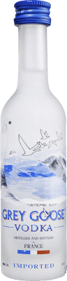 59,95 € Kostenloser Versand | 96 Einheiten Box Wodka Grey Goose Frankreich Miniaturflasche 5 cl