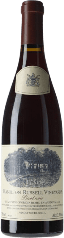 62,95 € Free Shipping | Red wine Hamilton Russell I.G. Hemel-en-Aarde Ridge South Africa Pinot Black Bottle 75 cl
