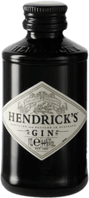 419,95 € 免费送货 | 盒装96个 金酒 Hendrick's Gin 苏格兰 英国 微型瓶 5 cl