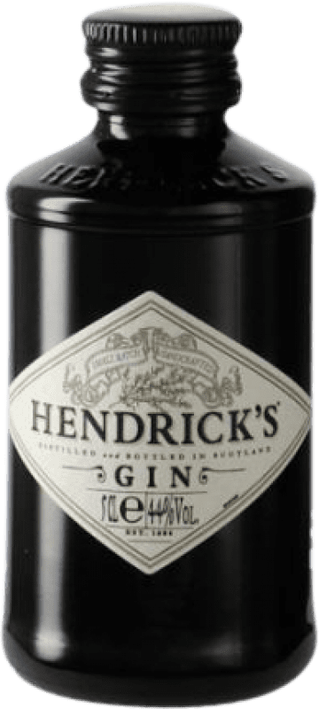 439,95 € Kostenloser Versand | 96 Einheiten Box Genever Gin Hendrick's Schottland Großbritannien Miniaturflasche 5 cl
