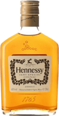 15,95 € Envio grátis | Cognac Conhaque Hennessy V.S. A.O.C. Cognac França Garrafa Pequena 20 cl