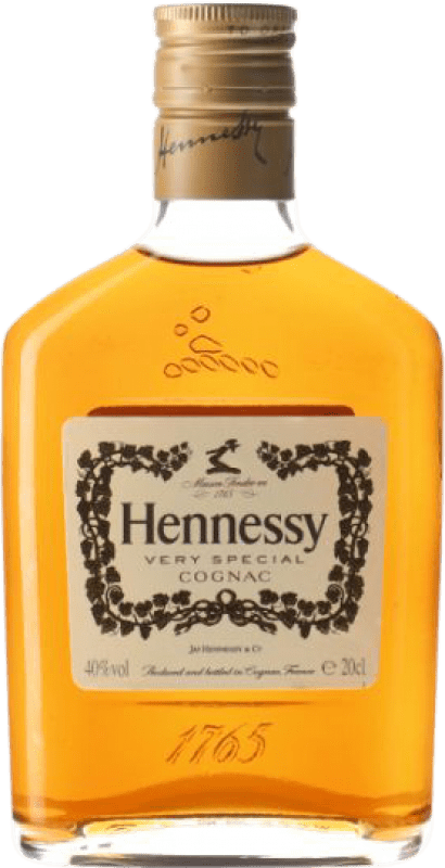 16,95 € Envío gratis | Coñac Hennessy VS Very Special — Muy Especial A.O.C. Cognac Francia Botellín 20 cl