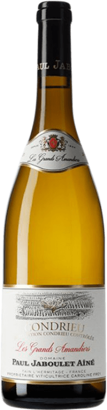 99,95 € Бесплатная доставка | Белое вино Paul Jaboulet Aîné Les Grands Amandiers A.O.C. Condrieu Рона Франция Viognier бутылка 75 cl