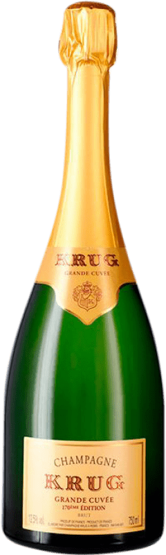 345,95 € Envoi gratuit | Vin Mousseux Blanc Krug 170ème Brut Grande Cuvée, Édition Limitée A.O.C. Champagne Champagne France Bouteille 75 cl