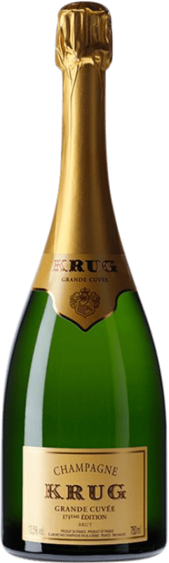 341,95 € 免费送货 | 白起泡酒 Krug Grande Cuvée 171ème Edition 香槟 A.O.C. Champagne 香槟酒 法国 瓶子 75 cl