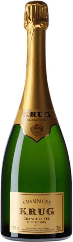 331,95 € 送料無料 | 白のスパークリングワイン Krug 171ème Brut — ブリュット Grande Cuvée, 限定版 A.O.C. Champagne シャンパン フランス 75 cl