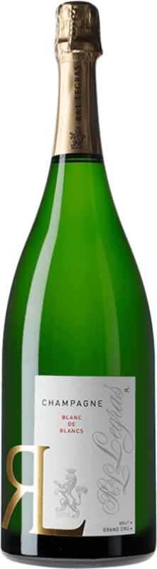 148,95 € Spedizione Gratuita | Spumante bianco Legras Blanc de Blancs Grand Cru A.O.C. Champagne champagne Francia Chardonnay Bottiglia Magnum 1,5 L