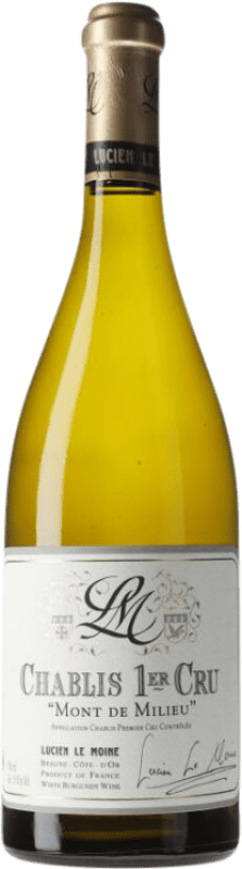 159,95 € Kostenloser Versand | Weißwein Lucien Le Moine Mont de Milieu Premier Cru A.O.C. Chablis Burgund Frankreich Chardonnay Flasche 75 cl