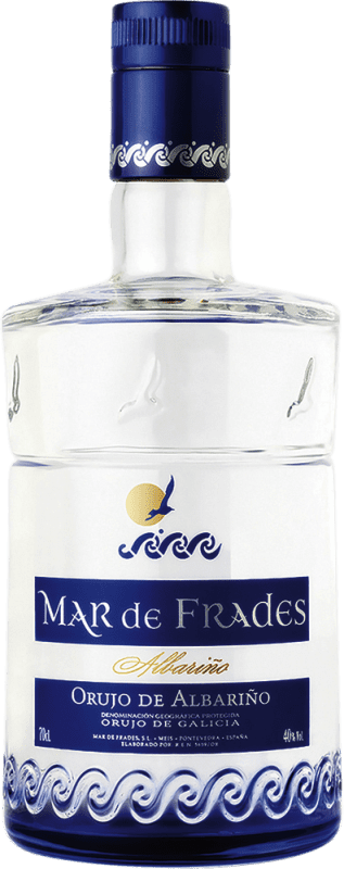 25,95 € Kostenloser Versand | Tresterbrand Orujo Mar de Frades Blanco — Weißer Galizien Spanien Flasche 70 cl