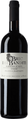 29,95 € Envio grátis | Vinho tinto Franco M. Martinetti Bric dei Banditi I.G.T. Grappa Piemontese Piemonte Itália Barbera Garrafa 75 cl
