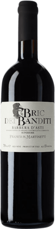 29,95 € Бесплатная доставка | Красное вино Franco M. Martinetti Bric dei Banditi I.G.T. Grappa Piemontese Пьемонте Италия Barbera бутылка 75 cl