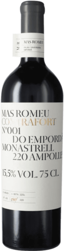 44,95 € Бесплатная доставка | Красное вино Mas Romeu Contrafort 001 D.O. Empordà Каталония Испания Monastrell бутылка 75 cl