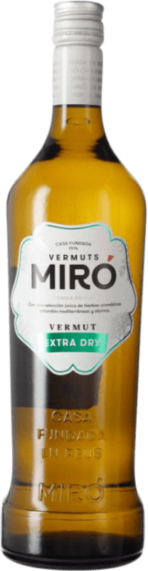 10,95 € 免费送货 | 苦艾酒 Jordi Miró Extra Dry 额外的干燥 加泰罗尼亚 西班牙 瓶子 1 L