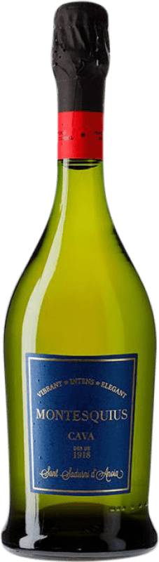 16,95 € Envoi gratuit | Vin Mousseux Blanc Cava Montesquius 1918 Extra Brut Réserve D.O. Cava Catalogne Espagne 75 cl