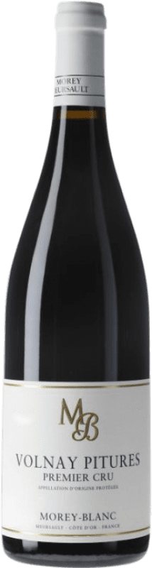 124,95 € 免费送货 | 红葡萄酒 Morey-Blanc Pitures 1er Premier Cru A.O.C. Volnay 勃艮第 法国 Pinot Noir — 黑皮诺 75 cl