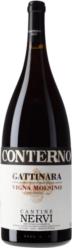 438,95 € Free Shipping | Red wine Cantina Nervi Conterno Gattinara Vigna Molsino I.G.T. Grappa Piemontese Piemonte Italy Nebbiolo Magnum Bottle 1,5 L