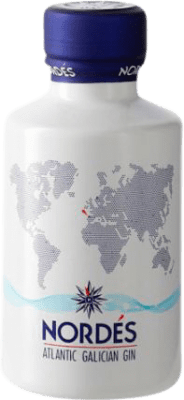 269,95 € Free Shipping | 40 units box Genever Gin Atlantic Galician Nordés Spain Miniature Bottle 5 cl