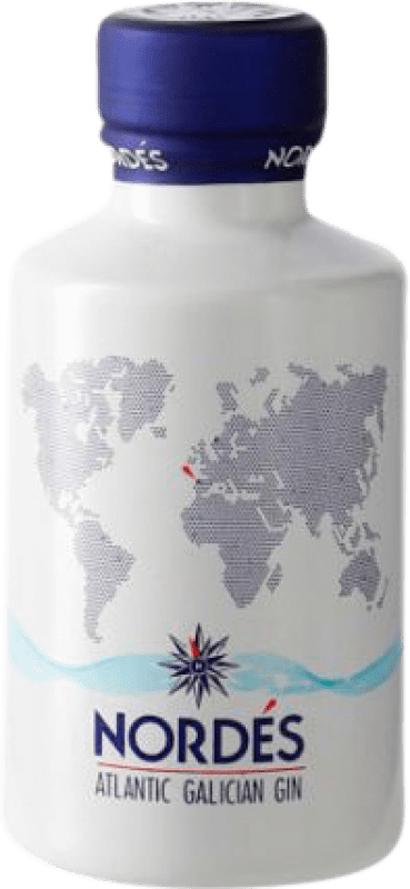 269,95 € 免费送货 | 盒装40个 金酒 Gin Atlantic Galician Nordés 西班牙 小瓶装 5 cl
