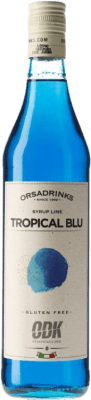 19,95 € 免费送货 | 鸡尾酒糖浆 Orsa ODK Blue — 蓝色版 意大利 75 cl Tropical — 热带风味 不含酒精