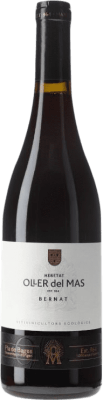 25,95 € Kostenloser Versand | Rotwein Oller del Mas Bernat Oller D.O. Pla de Bages Katalonien Spanien Merlot, Syrah, Picapoll 75 cl