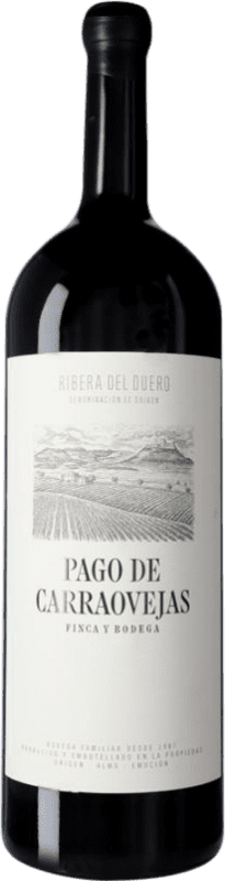 1 032,95 € 免费送货 | 红酒 Pago de Carraovejas D.O. Ribera del Duero 卡斯蒂利亚 - 拉曼恰 西班牙 Tempranillo, Merlot, Cabernet Sauvignon 特别的瓶子 5 L