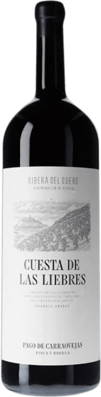 2 976,95 € Kostenloser Versand | Rotwein Pago de Carraovejas Cuesta de las Liebres D.O. Ribera del Duero Kastilien-La Mancha Spanien Tempranillo Spezialflasche 5 L