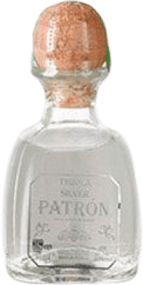 67,95 € Kostenloser Versand | 6 Einheiten Box Tequila Patrón Silver Jalisco Mexiko Miniaturflasche 5 cl