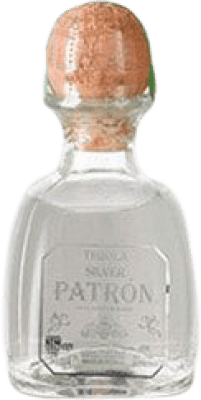 67,95 € Envoi gratuit | Boîte de 6 unités Tequila Patrón Silver Argent Jalisco Mexique Bouteille Miniature 5 cl