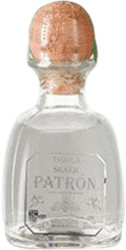 45,95 € Free Shipping | 6 units box Tequila Patrón Silver Edition Jalisco Mexico Miniature Bottle 5 cl