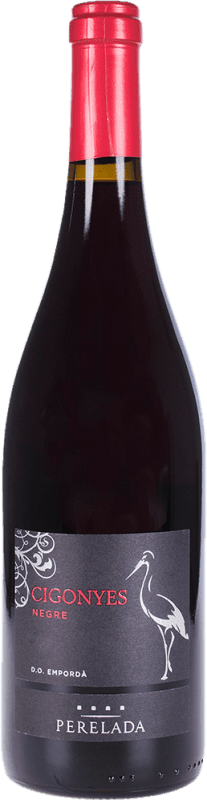 10,95 € Envio grátis | Vinho Tinto Perelada & Chivite Cigonyes Negre D.O. Empordà Catalunha Espanha Garrafa 75 cl