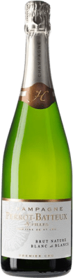 68,95 € Бесплатная доставка | Белое игристое вино Perrot Batteux Brut Nature — Брют Натюр 1er Premier Cru, Blanc de Blancs A.O.C. Champagne шампанское Франция Chardonnay — Шардоне 75 cl