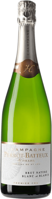 68,95 € Free Shipping | White sparkling Perrot Batteux Blanc de Blancs Premier Cru Brut Nature A.O.C. Champagne Champagne France Chardonnay Bottle 75 cl