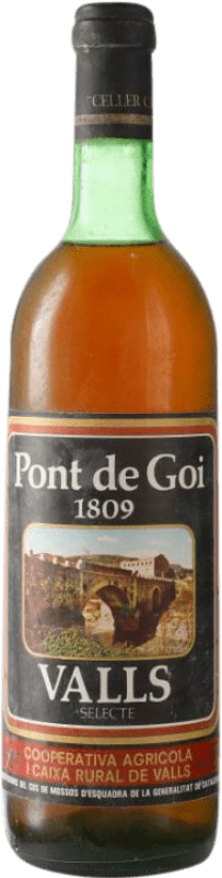 36,95 € 免费送货 | 白酒 Pont de Goi. Vi de Valls D.O. Terra Alta 加泰罗尼亚 西班牙 Macabeo, Xarel·lo, Parellada 瓶子 72 cl